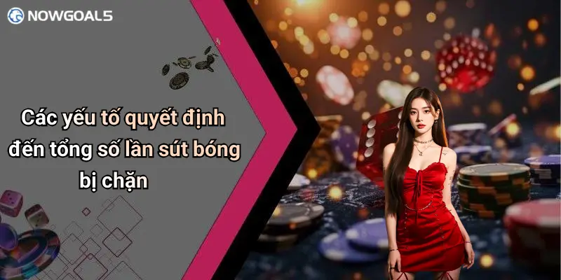 Các yếu tố quyết định đến tổng số lần sút bóng bị chặn