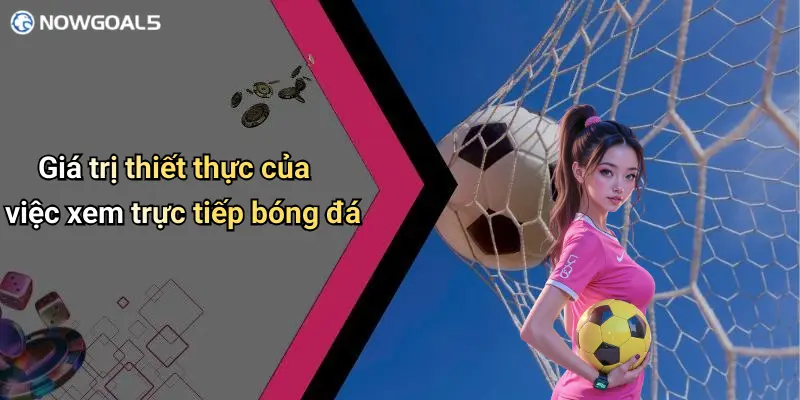 Giá trị thiết thực của việc xem trực tiếp bóng đá