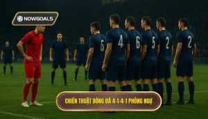 Chiến thuật bóng đá 4-1-4-1 phòng ngự
