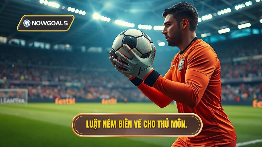 1. Luật ném biên về cho thủ môn.