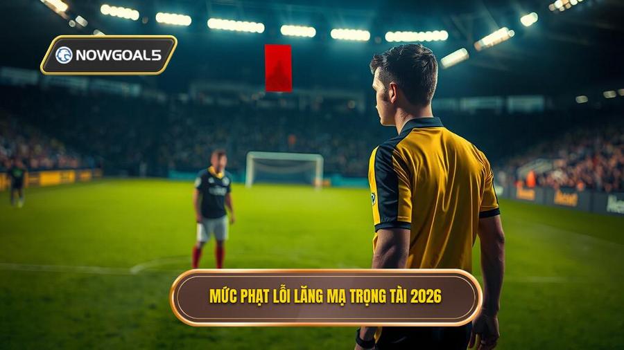 3. Mức phạt lỗi lăng mạ trọng tài 2026
