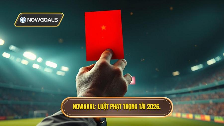 NOWGOAL_ Luật phạt trọng tài 2026.