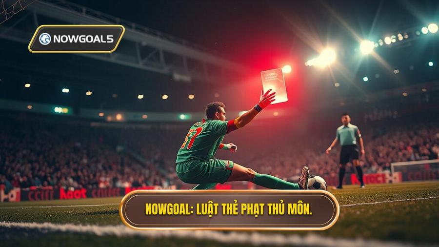 NOWGOAL_ Luật thẻ phạt thủ môn.
