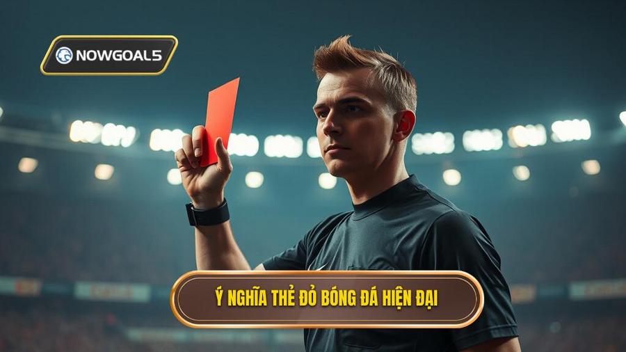1. Bản chất của thẻ đỏ trong bóng đá hiện đại
