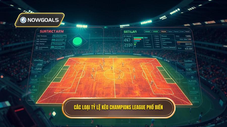 Các loại tỷ lệ kèo Champions League phổ biến nhất hiện nay