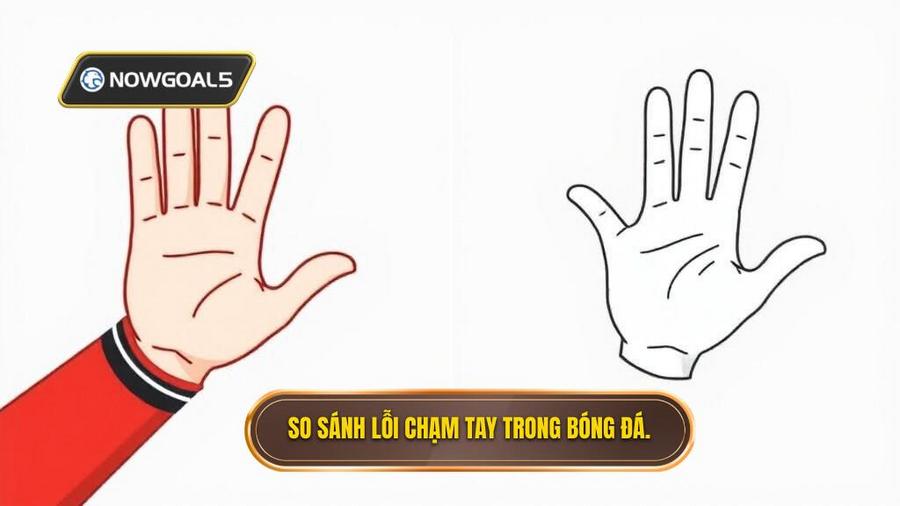 3. Bảng so sánh: Phạt và Không phạt khi chạm tay