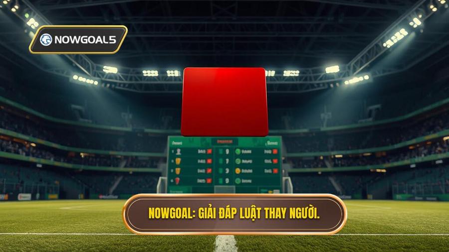 Thẻ đỏ có được thay người không? Giải mã chi tiết luật bóng đá FIFA